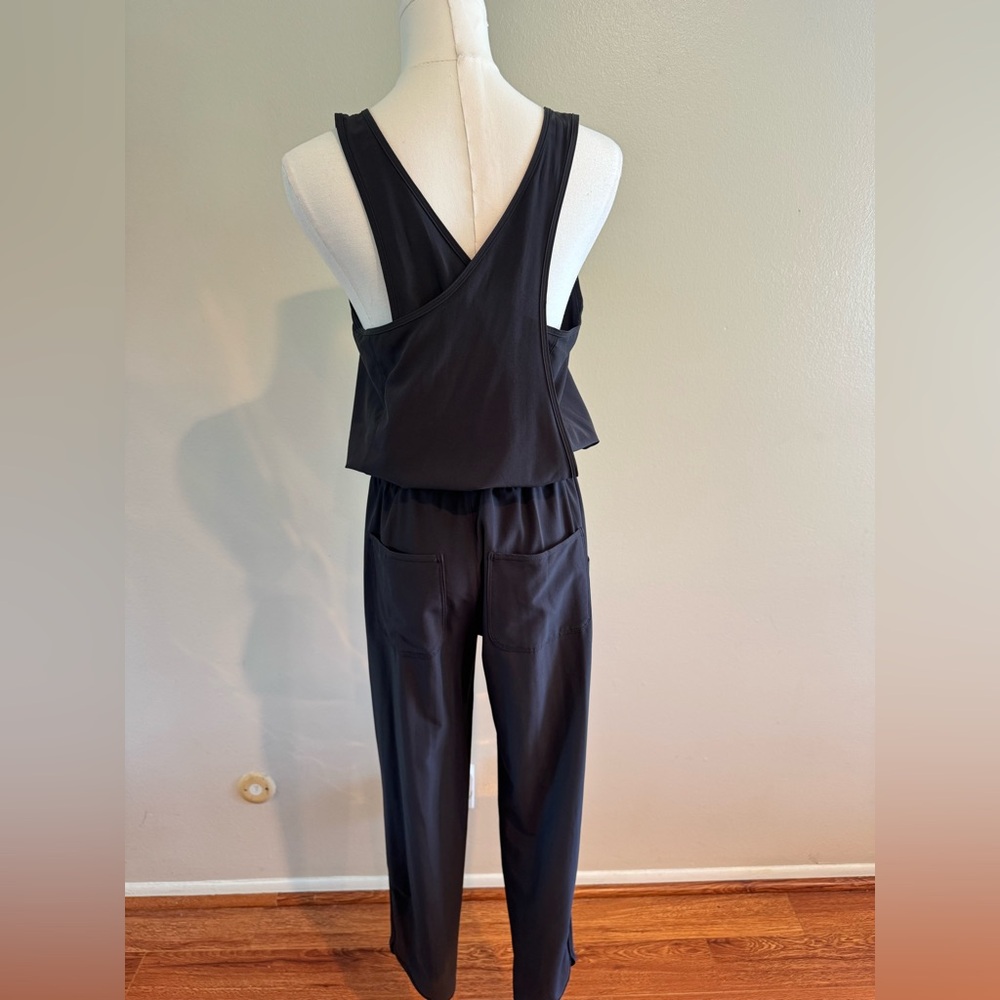 Patagonia Black Sleeveless Drawstring Jumpsuit - Picture 6 of 9
